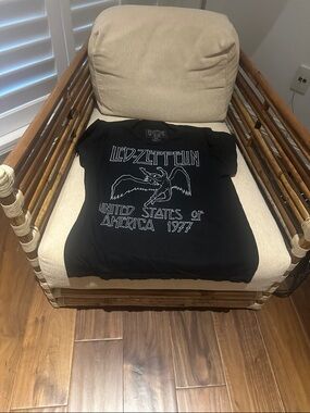 LED-ZEPPELIN Black Graphic Band Tee